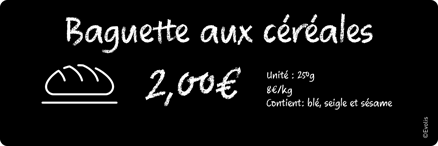 boulangerie-baguette-céréales-etiquette-prix-edikio-price-tag